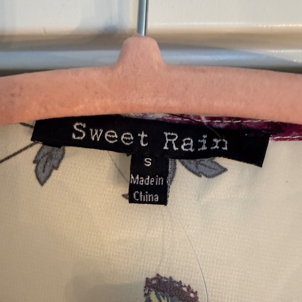 Sweet Rain Cream Floral Kimono - Picture 5 of 5